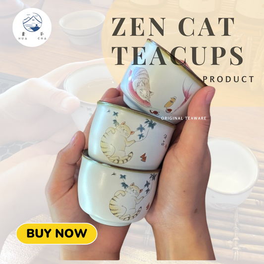 Cat Teacups Teaware