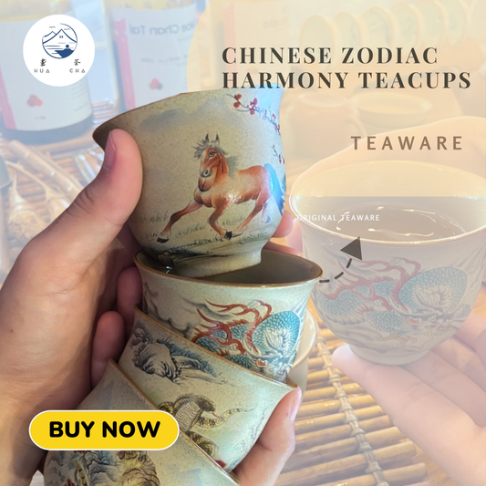 Chinese Zodiac Harmony Teacups Teaware