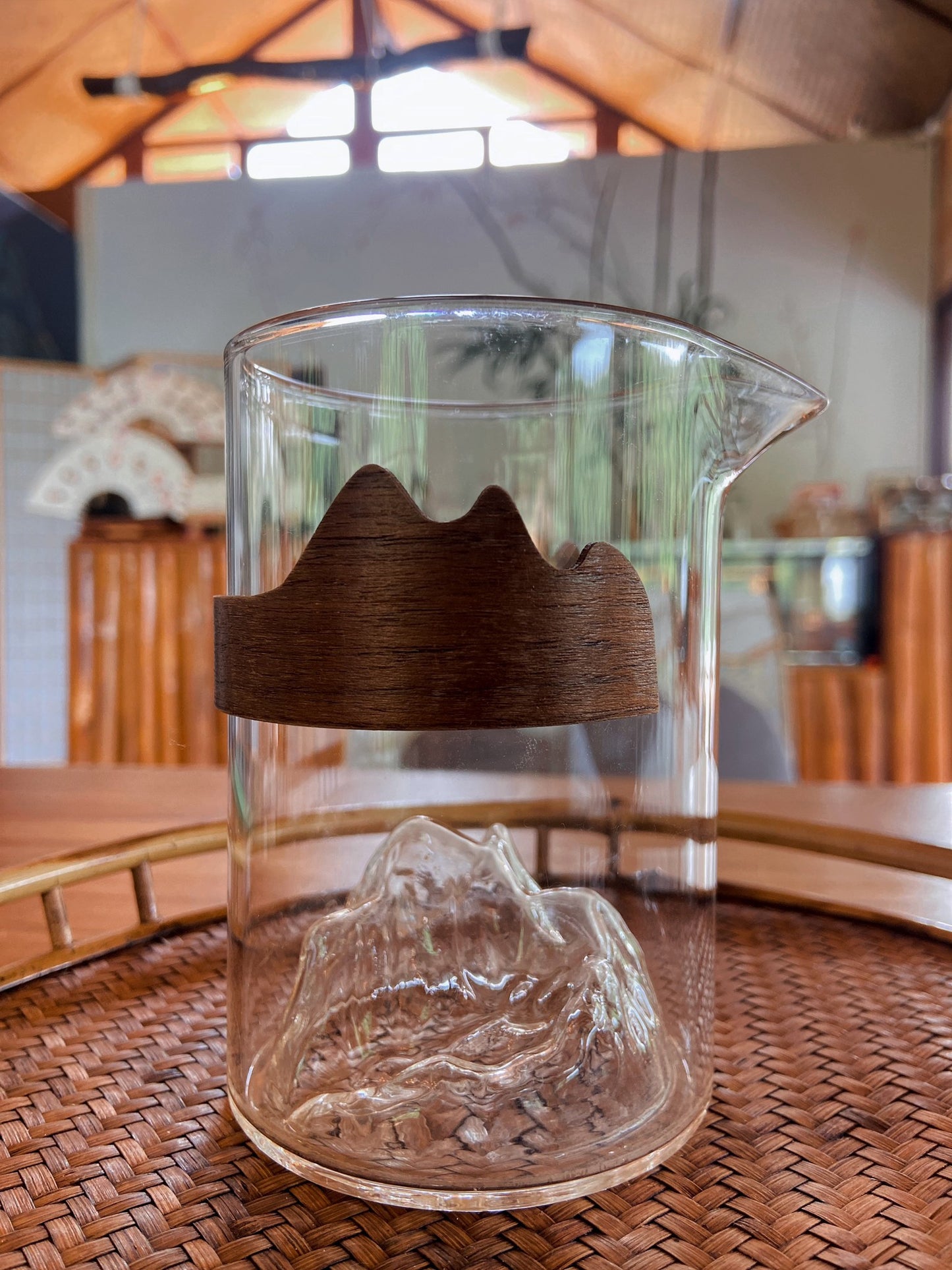 Mountain Range Glass Cup Set Teaware